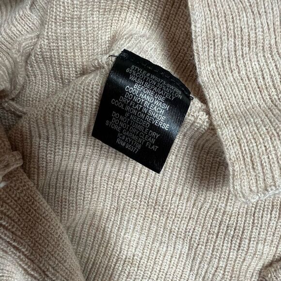 Sanctuary Gillian Cold-shoulder Sweater In Heathr Pearl XS NWT - Picture 12 of 12